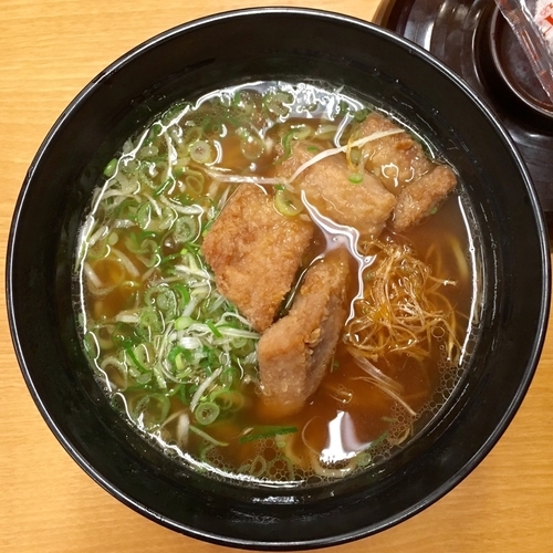 「コク旨まぐろ醤油ラーメン280円」@スシロー 新横浜店の写真