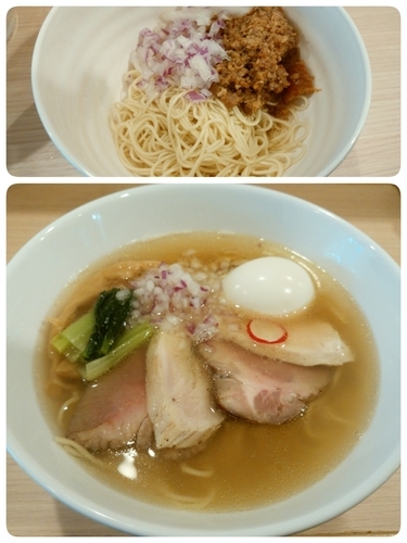 「特製ラーメン塩＋和え玉」@麺処けんじの写真