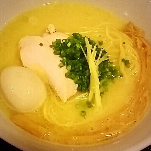 「【冬季限定】生姜鶏そば（塩）７８０円＋味玉」@中華蕎麦 はざまの写真