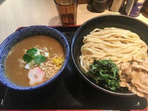 「（冬限定）柚子味噌つけ麺【850円】」@らー麺土俵 鶴嶺峰の写真