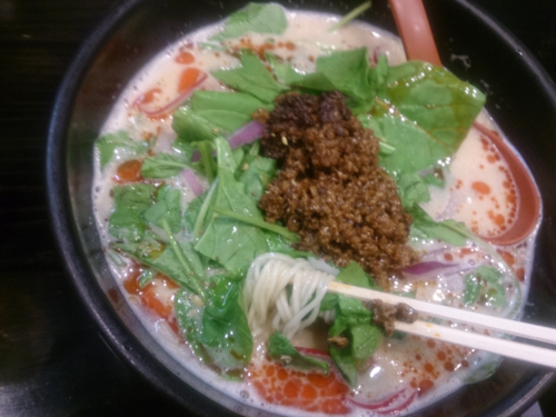 「担々麺」@麺匠 むさし坊 武蔵浦和本店の写真