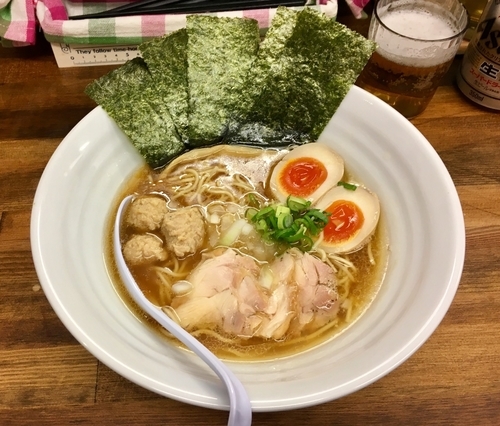 「特製煮干し鶏そば 900円」@麺屋 ゆるり。の写真
