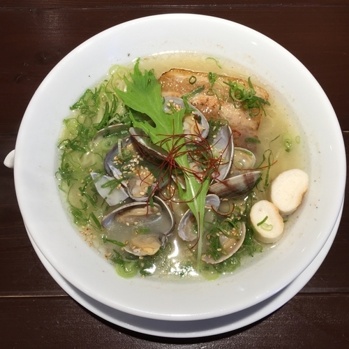 「塩麺独歩あさり (850円)」@塩らーめんばんやの写真