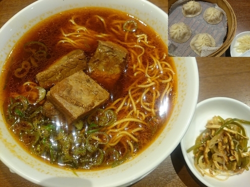 「牛肉の煮込み麺セット ￥1750」@鼎泰豐 池袋店の写真