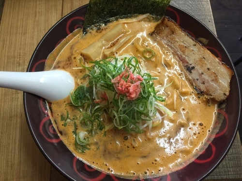 「海老味噌ラーメン（大盛）」@ラーメン ヌプチェの写真