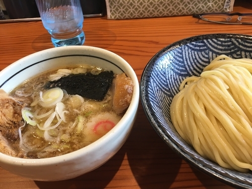 「【限定】和節醤油つけそば、チャーシュー増し1200円」@麺 一直の写真