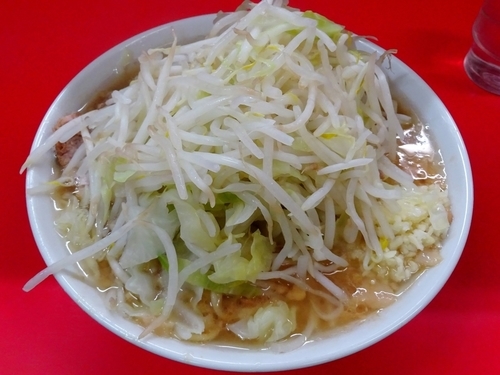 「小ラーメン（700円）ニンニク」@ラーメン二郎 松戸駅前店の写真