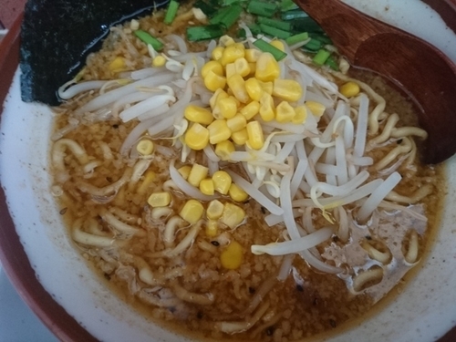 「みそらーめん」@ど・みそ JRA東京競馬場店の写真