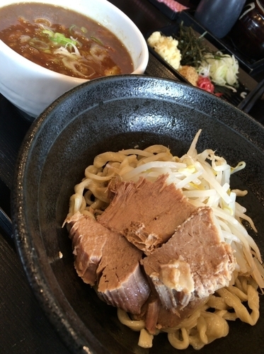 「極・どろつけ麺 小 麺半分８００円」@つけ麺 どでんの写真