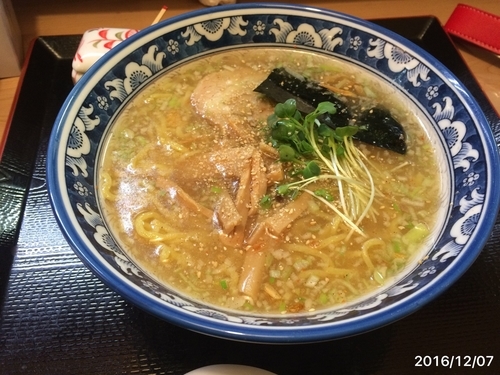 「支那そば塩  730円」@割烹八木の写真