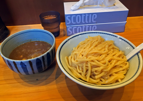 「本日の煮干しつけ麺　大盛」@蕾 煮干 分家の写真