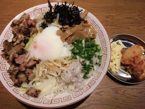 「油そば　　830円」@中華そば 二階堂の写真