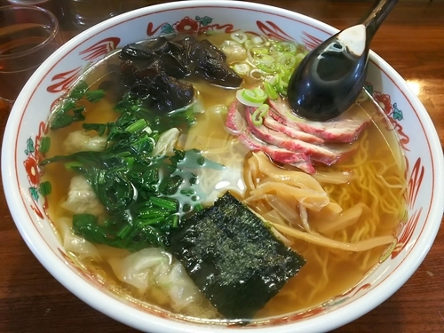 「わんたんめん　大」@中華そば 末広の写真