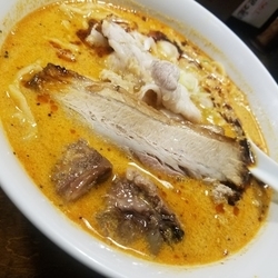 濃厚肉担々麺と餃子