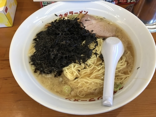 「岩のりラーメン 720円」@ラーメンショップ 矢吹店の写真