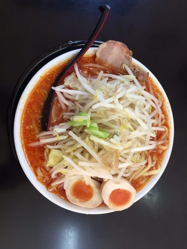 「辛味噌ラーメン大 830円」@麺屋 喜助の写真