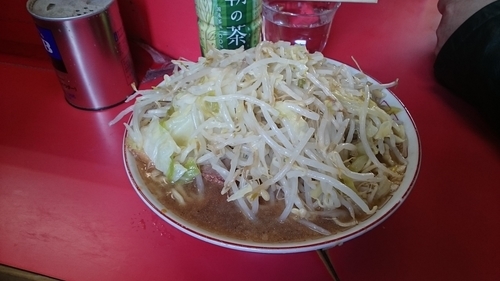 「大・カタメ・アブラ抜き(ニンニク少し)￥６５０」@ラーメン二郎 三田本店の写真