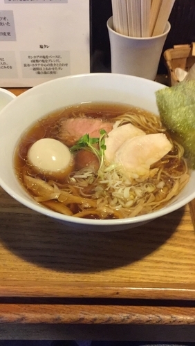 「特製中華そば」@中華蕎麦 はざまの写真