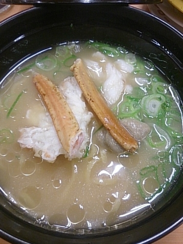 「新味！濃厚かに味噌ラーメン」@スシロー 川越店の写真