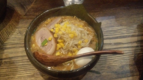 「特みそこってり（大）ゆで卵」@らーめんダイニング ど・みそ 京橋本店の写真