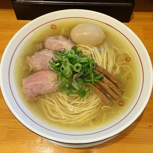 「味玉塩らぁ麺　￥９００」@麺庵ちとせの写真