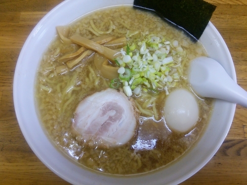 「味玉正油ラーメン＋大盛」@麺屋てんきの写真