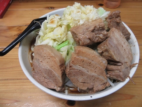「神豚ラーメン　大（９８０円）」@麺屋 玲の写真