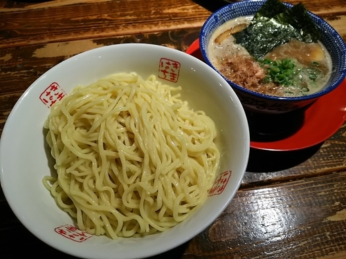 「節系つけ麺　大」@きまぐれ八兵衛 安曇野本店の写真