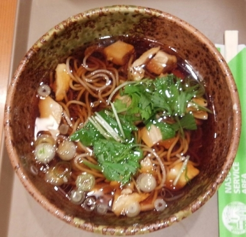 「那須鶏の鶏そば620円」@高原そばの写真