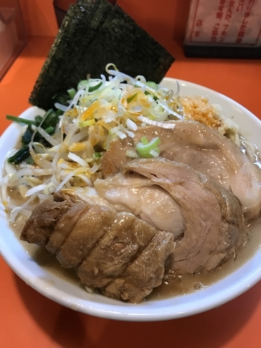 「ミニらーめん+豚券+海苔 ¥890」@ちばからの写真