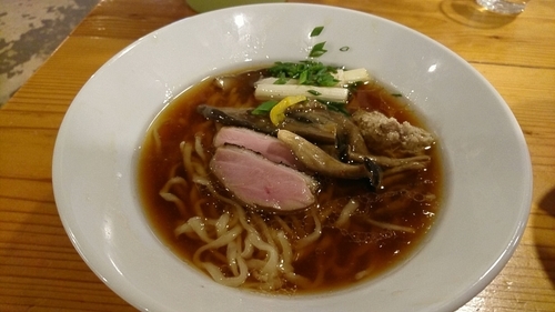 「京鴨そば　850円」@はりけんラーメン 南店の写真