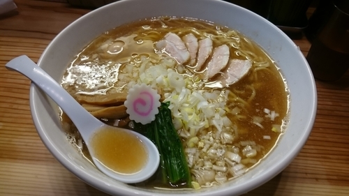 「中華そば 大 ２玉」@銀座 朧月の写真