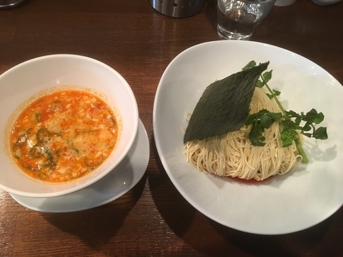 「担担つけ麺880円」@創作麺工房 鳴龍の写真