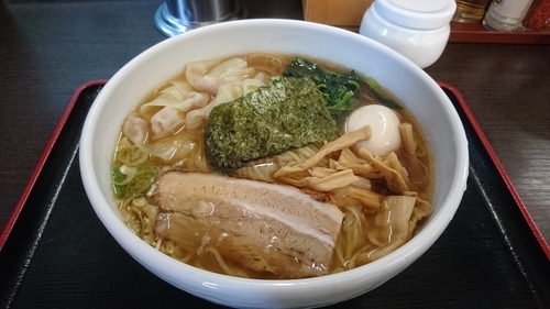 「ワンタンメン+大盛り」@喜奴屋の写真