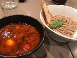 「ebiトマトつけ麺」@つけ麺 五ノ神製作所の写真