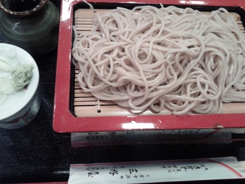 「もりそば　５５０円」@三好屋の写真