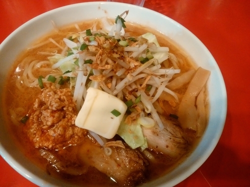 「限定味噌ラーメン 特盛」@まぜそば 七の写真