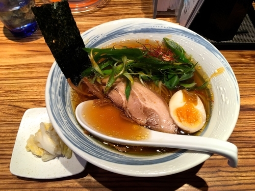 「辛ネギラーメン」@ラーメンバル 青の写真