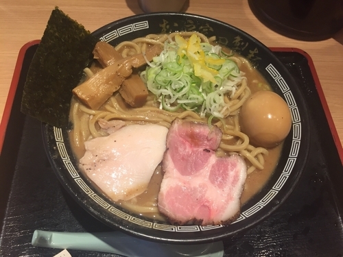 「濃厚味玉そば 大盛り」@松戸富田製麺 ららぽーとTOKYO-BAY店の写真