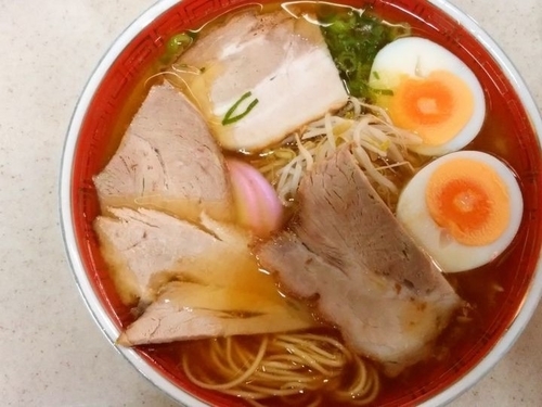 「玉子入り天神そば」@天神そばの写真