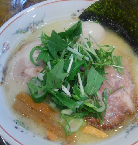 「鶏塩 一楽のせ」@中華そば 一楽の写真