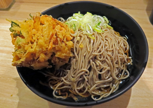 「掻揚げ蕎麦 大盛」@吉利庵の写真