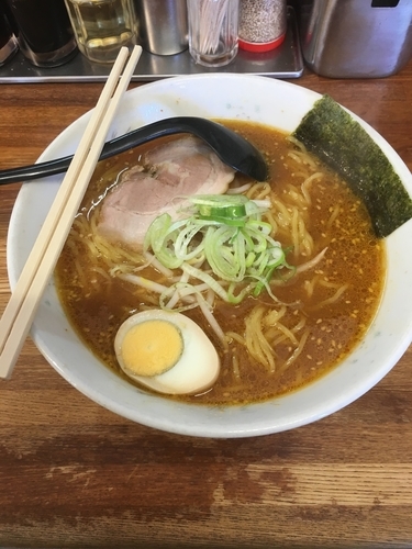 「味噌ラーメン（大盛、650¥）」@らーめん三水の写真