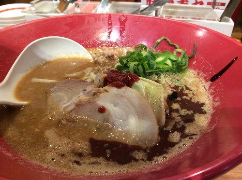 「味噌赤丸（860円）」@一風堂 六本木店の写真