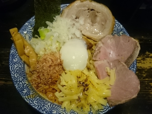 「【9周年限定】カレーまぜそば 極 kiwami＋白めし」@狼煙 〜NOROSHI〜の写真