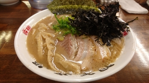 「らぁめん+岩海苔」@麺屋庄太 津久井浜店の写真