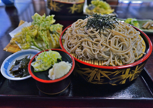 「天ざる蕎麦」@味処みなとやの写真