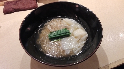 「道産の雲吞そば（限定）」@饗 くろ㐂の写真