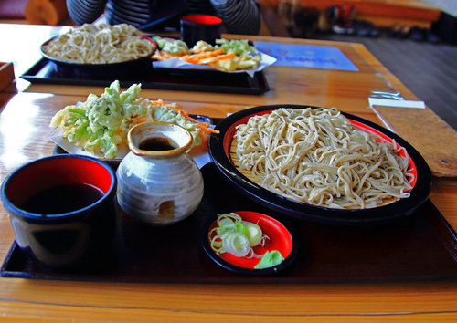 「天ざる蕎麦 大盛」@麺工房かたくりの写真