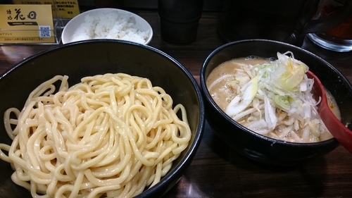 「味噌つけ麺+ライス」@麺処 花田 池袋店の写真